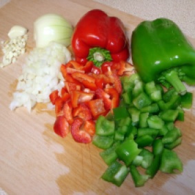 Peppers for Spanish Style Beef Stew