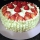 Strawberries and Cream Birthday Cake